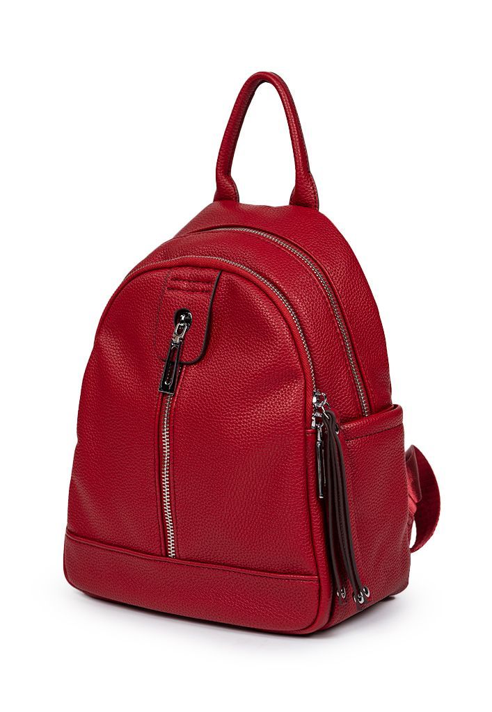 Mochila ecocuero CRX21 Rojo-1