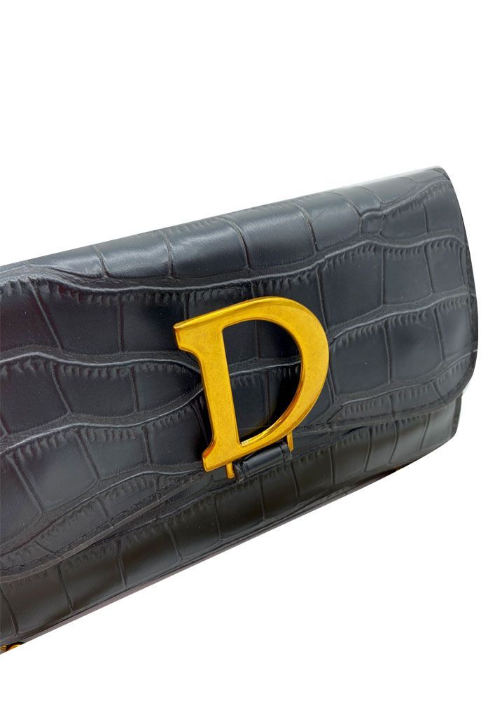 Cartera Ecocuero Negro CRU12-3
