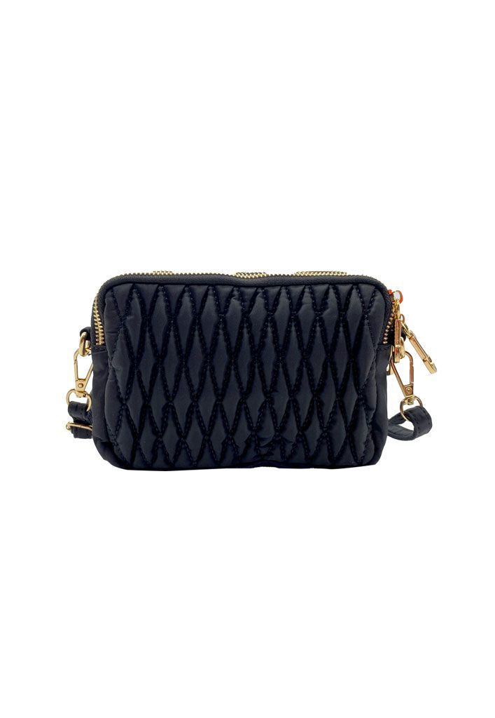 Cartera Tela Negro CRU37-2