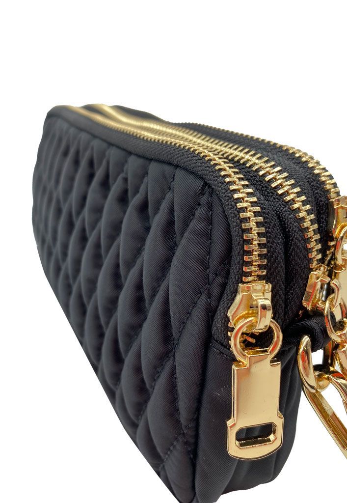 Cartera Tela Negro CRU37-3