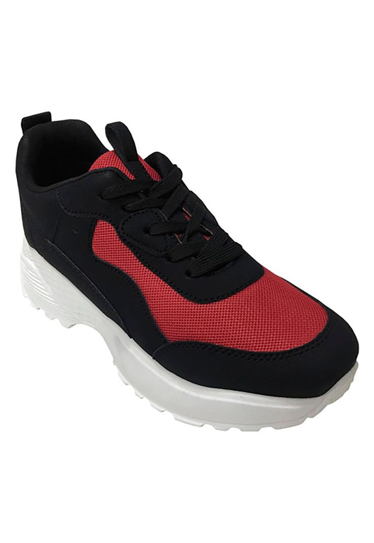 Zapatilla Gamuza Ecológica ZAX23 Rojo-1