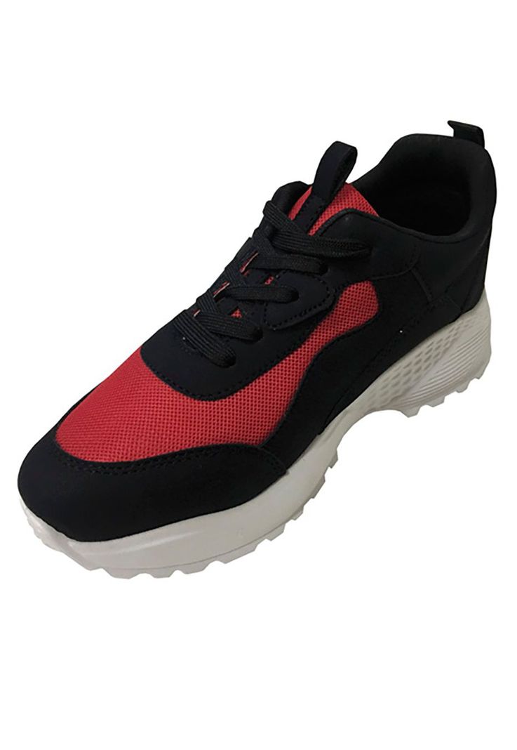 Zapatilla Gamuza Ecológica ZAX23 Rojo-3