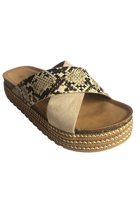 Sandalia Ecocuero ZAY34 Beige-1