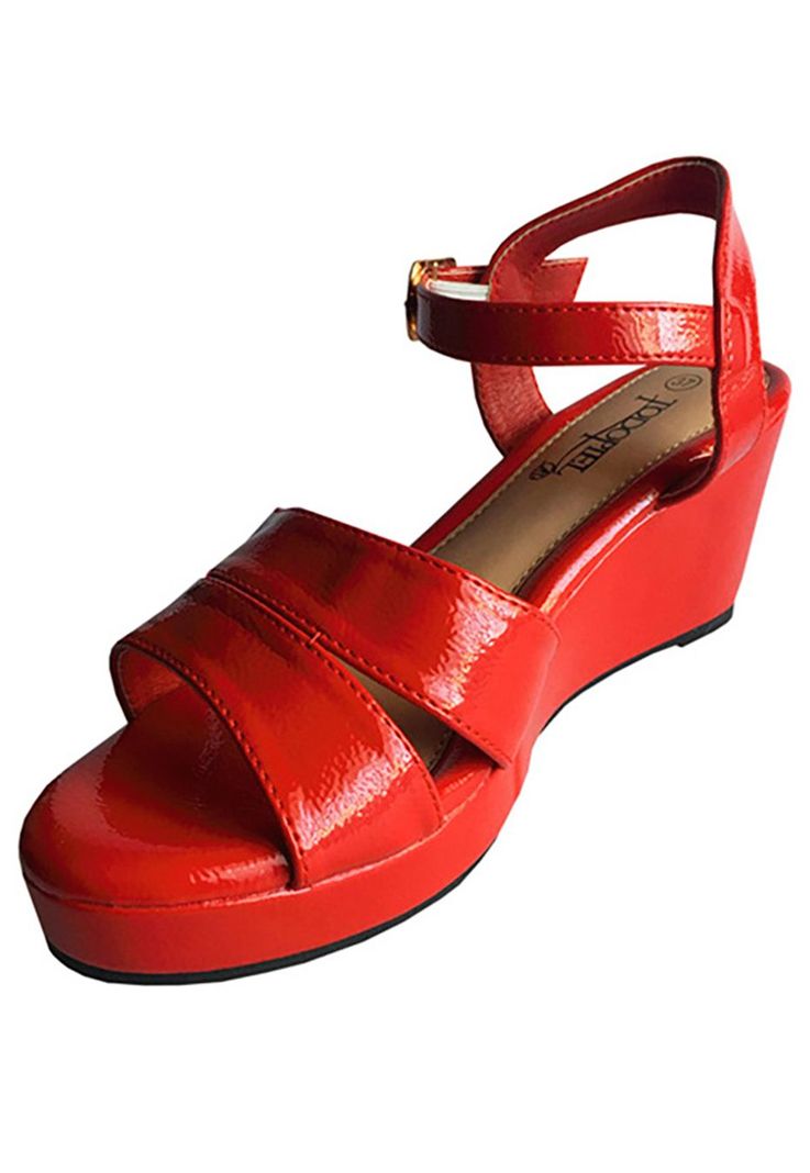 Sandalia Ecocuero ZAY64 Rojo-3