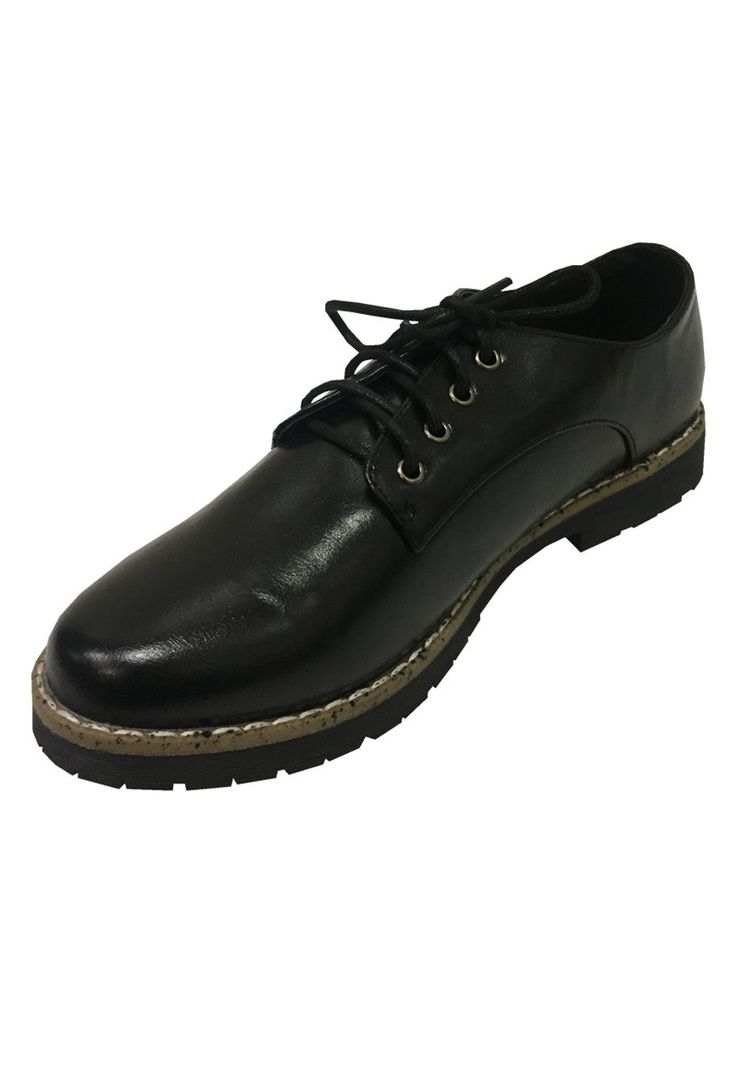 Zapato Escolar Ecocuero  ZAV52 Negro-3