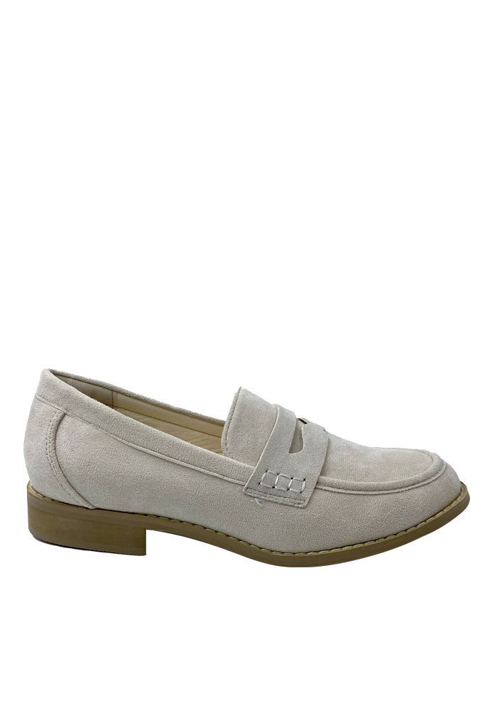 Mocasin Gamuza ecológica ZB008 Beige-0