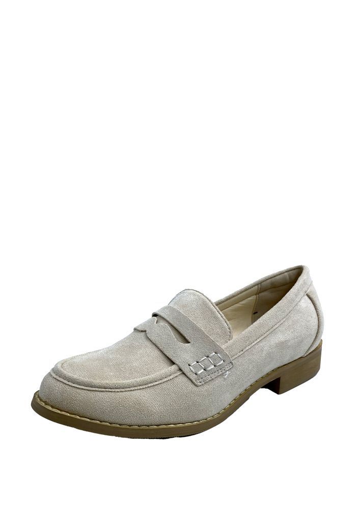 Mocasin Gamuza ecológica ZB008 Beige-3