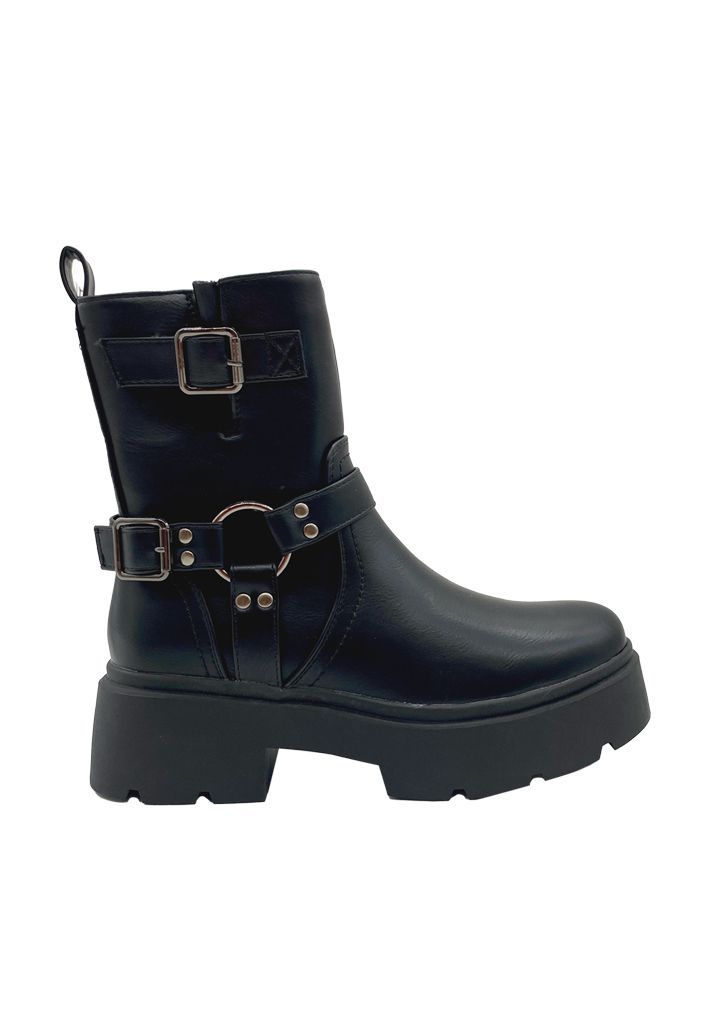 Botin Mujer Negro ZB048-0