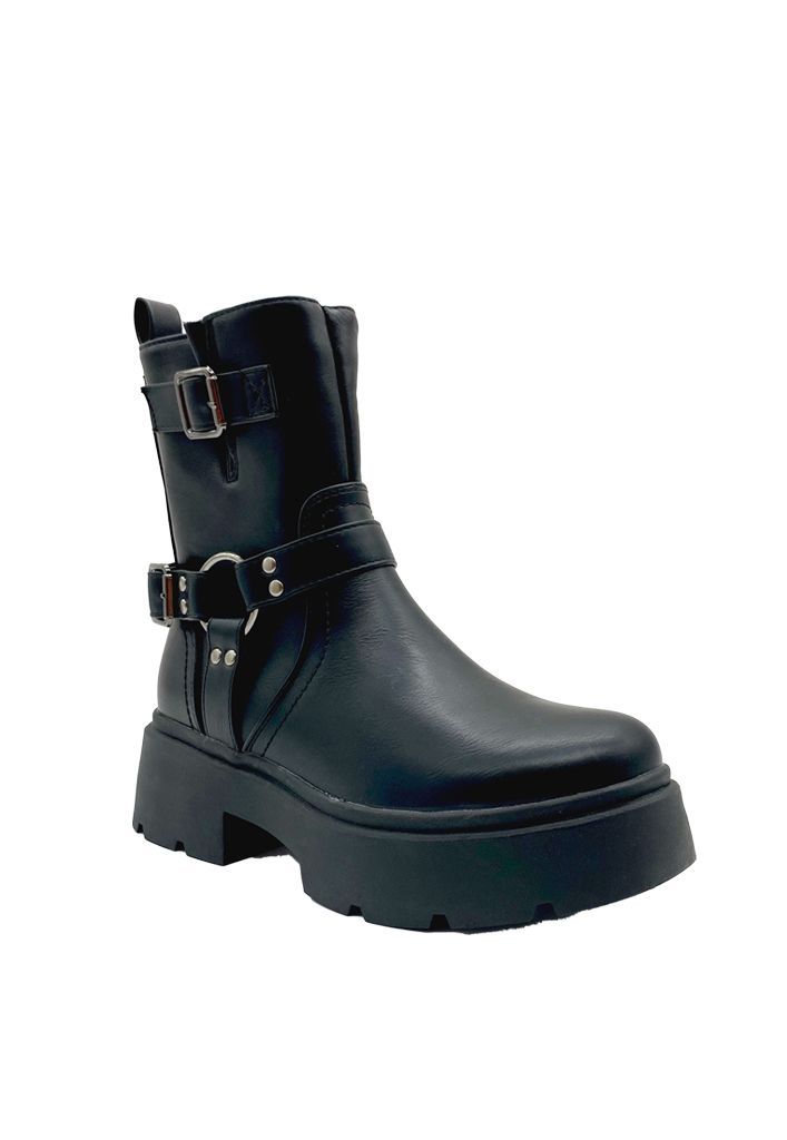 Botin Mujer Negro ZB048-1