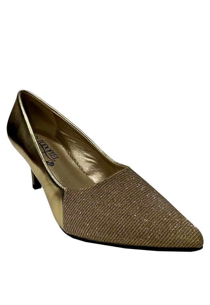 Zapato Reina Ecocuero ZAU36 Dorado-1