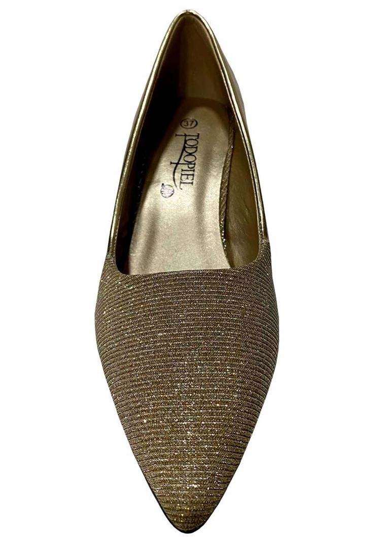 Zapato Reina Ecocuero ZAU36 Dorado-2
