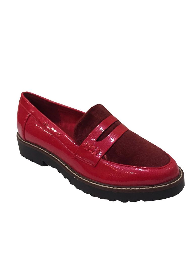 Mocasin Ecocuero  ZAT77 Rojo-1