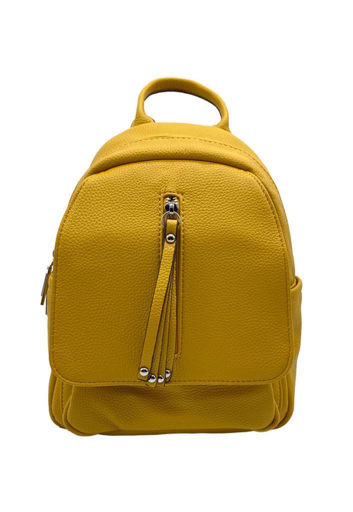 Mochila Ecocuero Amarillo CRX19-0