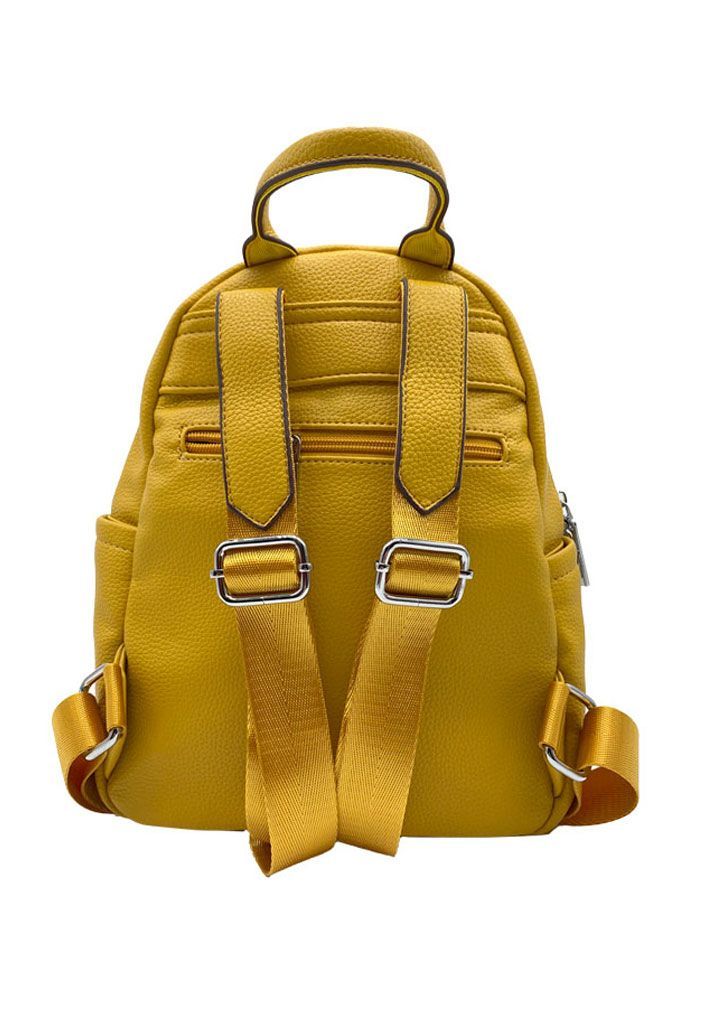 Mochila Ecocuero Amarillo CRX19-3