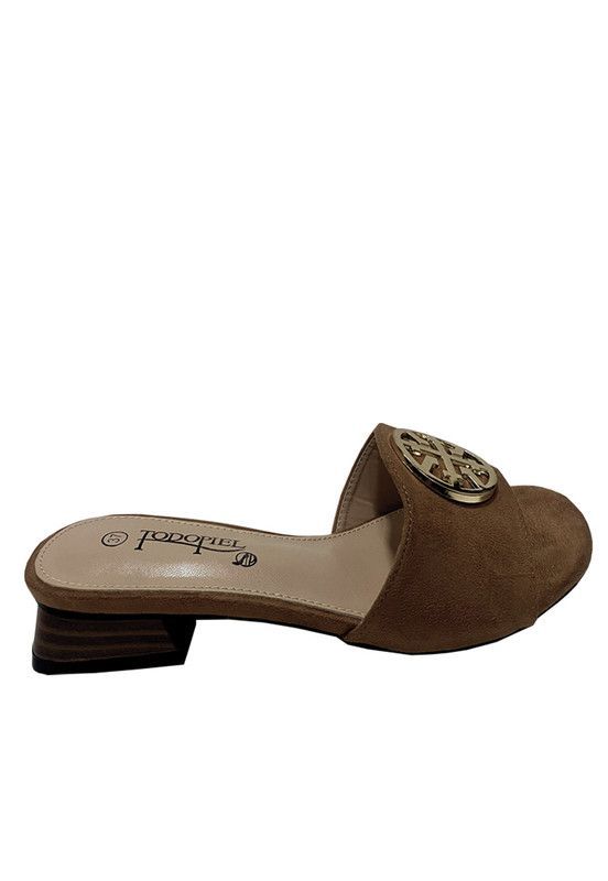 Sandalia Gamuza Ecologica ZAZ36 Camel