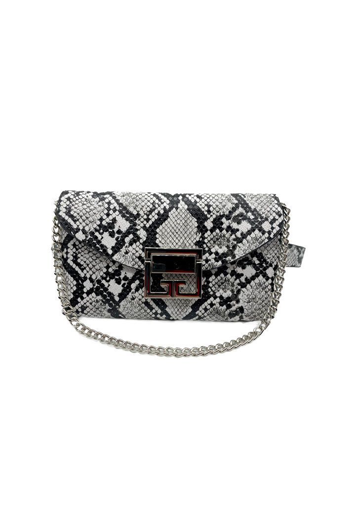 Cartera de fiesta Ecocuero Negro CRS87-0