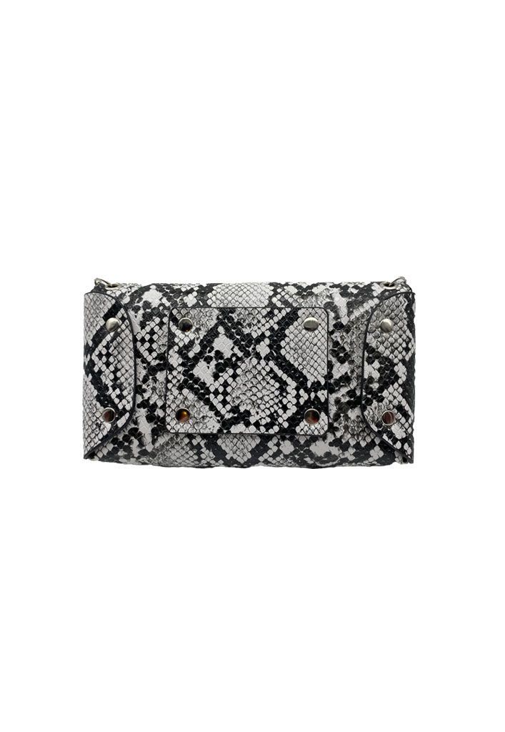 Cartera de fiesta Ecocuero Negro CRS87-1
