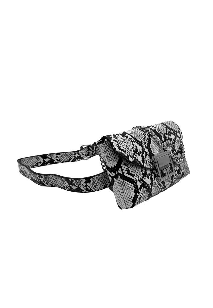 Cartera de fiesta Ecocuero Negro CRS87-3