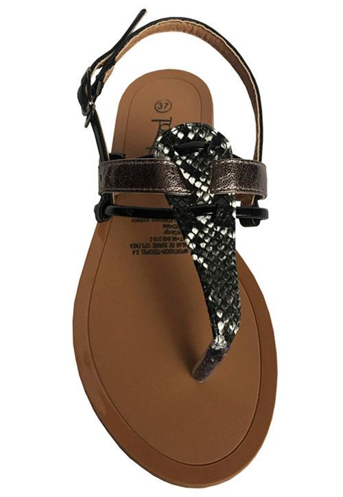 Sandalia Ecocuero ZAY37 Negro-2