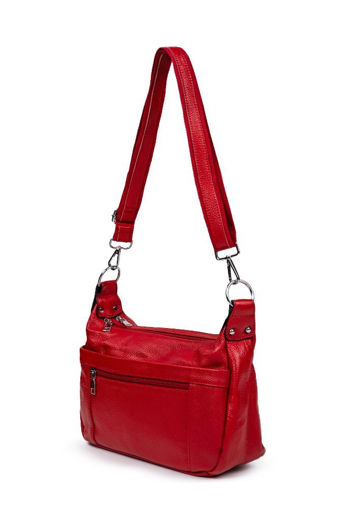 Cartera cuero CRU90 Rojo-1