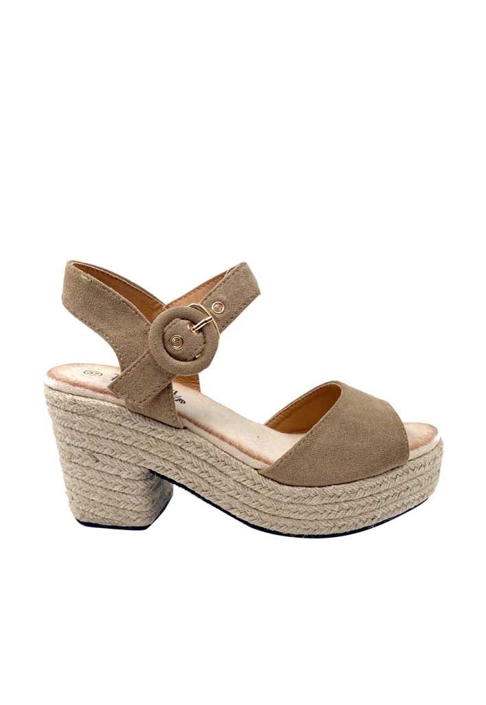 Sandalia Gamuza ecológica ZB019 Beige-0