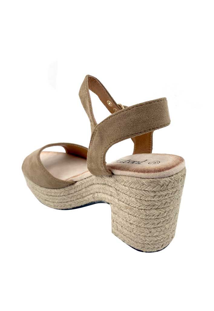 Sandalia Gamuza ecológica ZB019 Beige-4