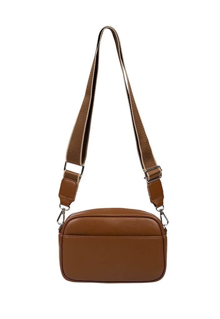 Cartera ecocuero CRU32 Cafe-0