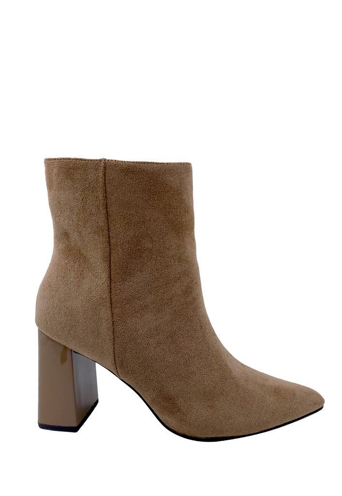 Botin ZAZ89 Gamuza Ecológica Nude-0