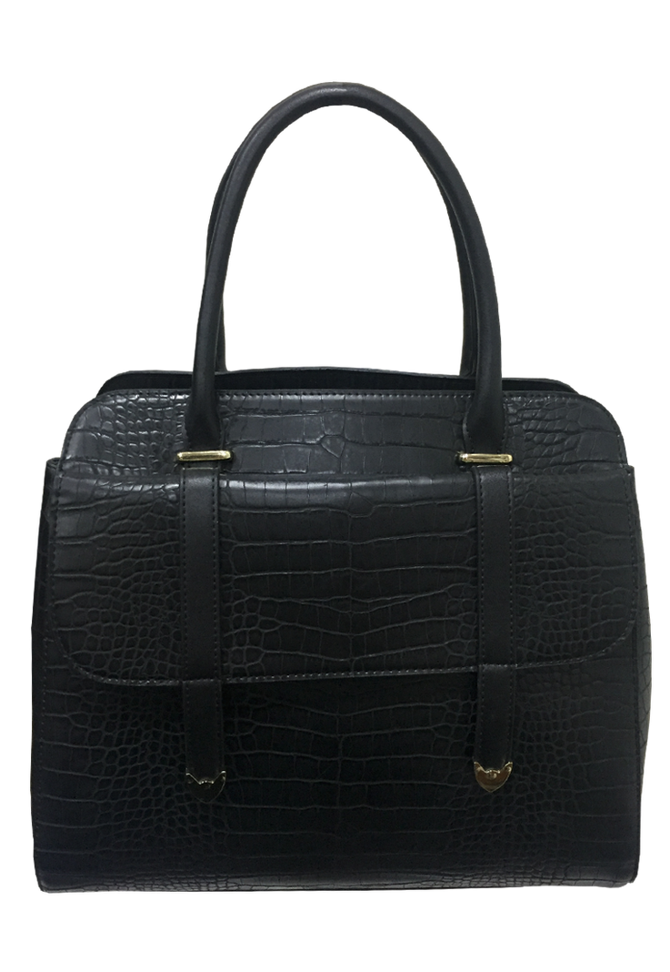 Cartera Cuero Ecológico CRO17 Negro-0
