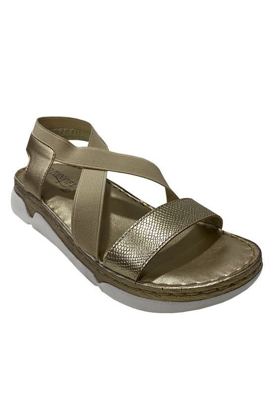 Sandalia Ecocuero ZAZ40 Dorado-1