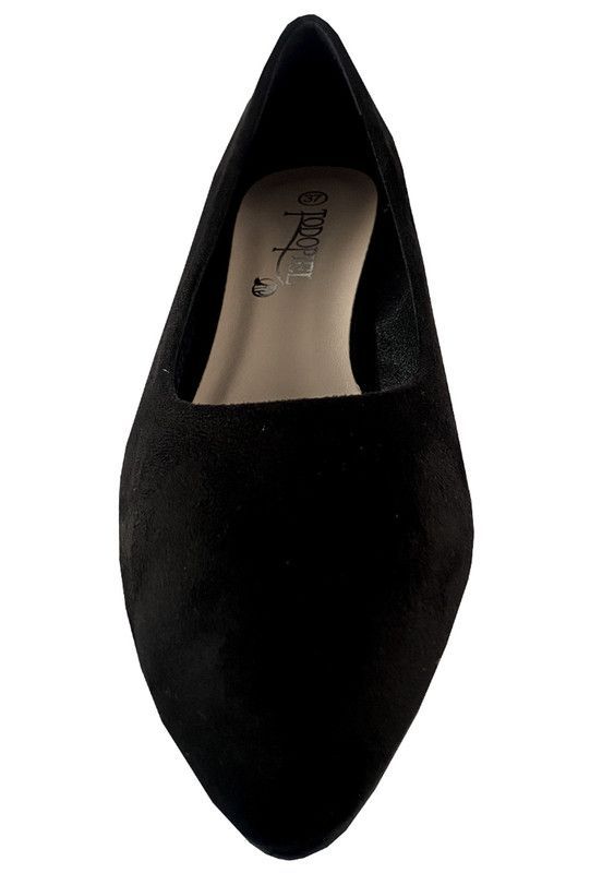 Ballerina Gamuza Ecológica ZAZ43 Negro-2