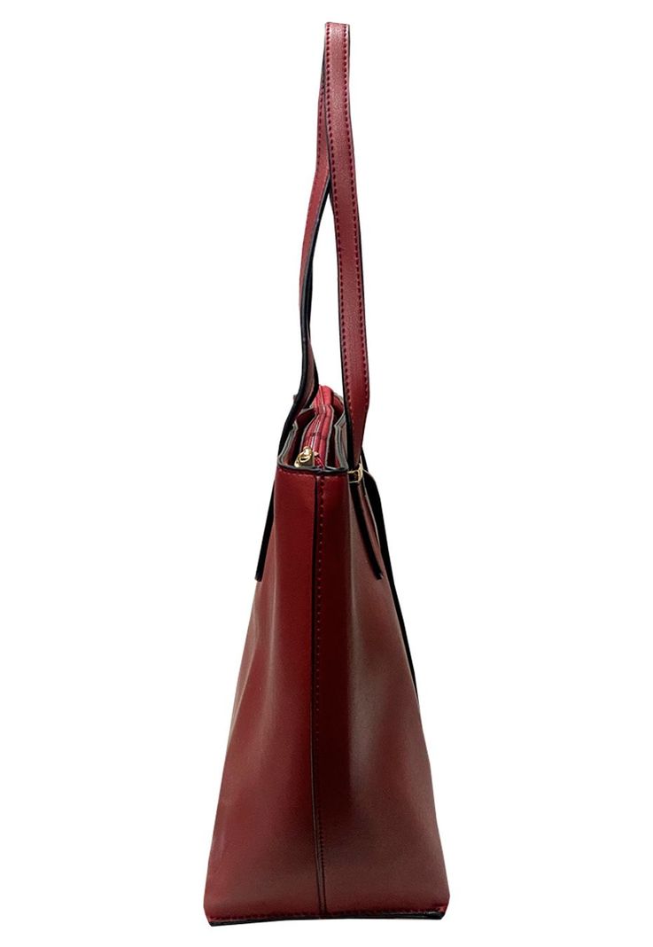 Cartera Cuero Ecológico CRT60 Burdeo-1