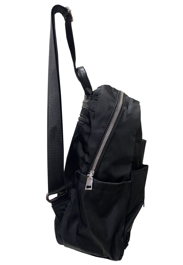 Mochila Cuero Ecológico CRU28 Negro-1