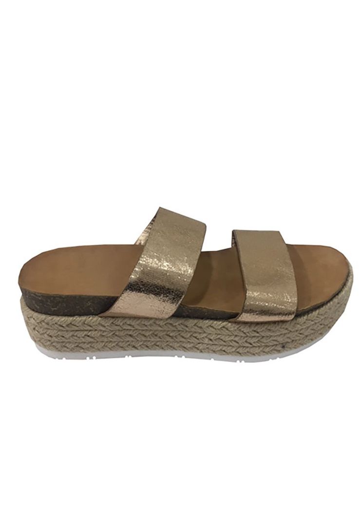 Sandalia Ecocuero ZAV89 Dorado