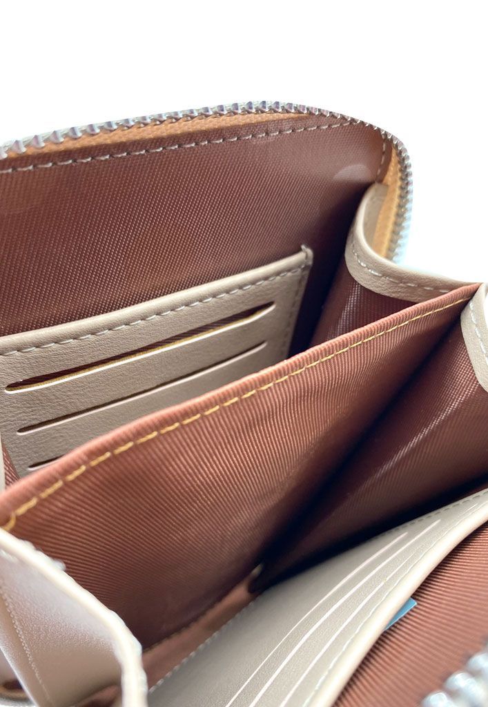 Cartera Ecocuero Beige CRU34-3