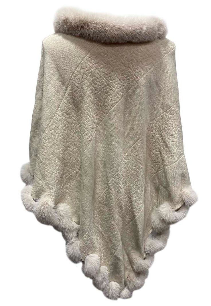 Poncho PO059 Blanco Invierno-1