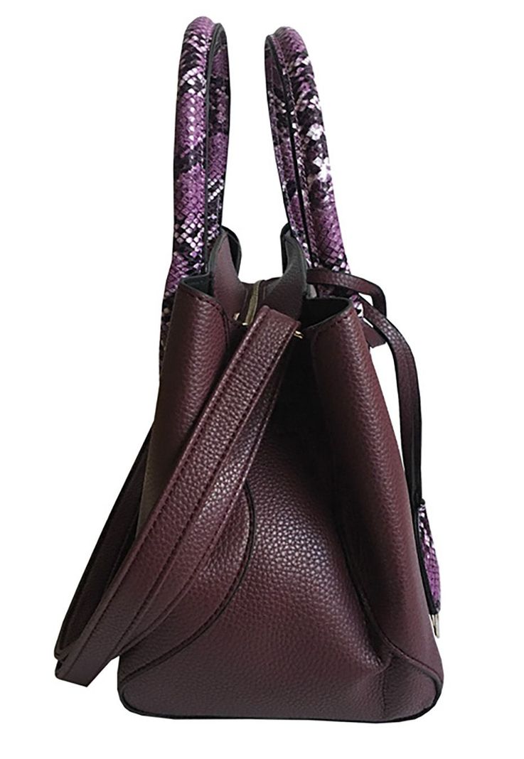 Cartera Cuero Ecológico CRS98 Burdeo-1