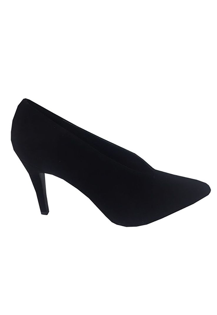 Zapato Reina Gamuza Ecológica  ZAW52 Negro-0
