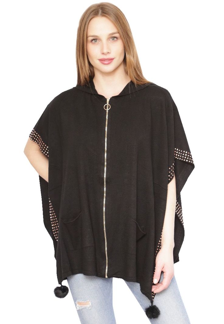 Poncho PO038 Negro-0