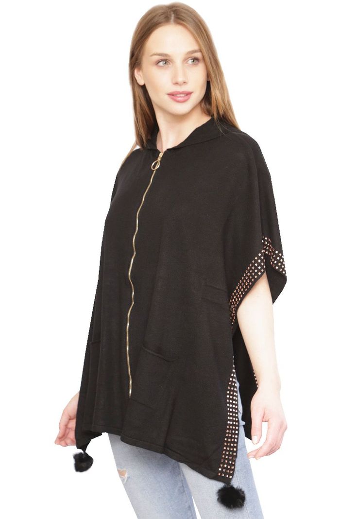 Poncho PO038 Negro-1