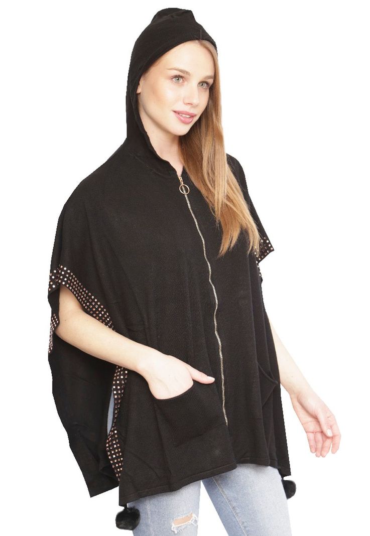 Poncho PO038 Negro-2