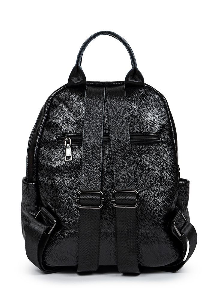 Mochila cuero CRU46 Negro-2