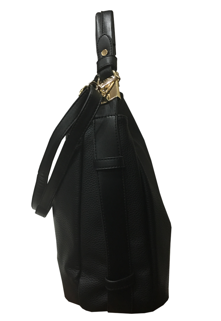 Cartera Cuero Ecológico CRO27 Negro-1