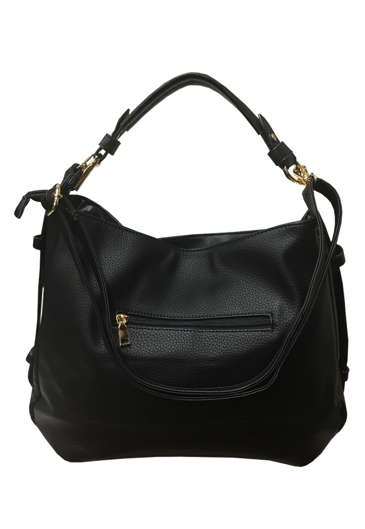 Cartera Cuero Ecológico CRO27 Negro-2