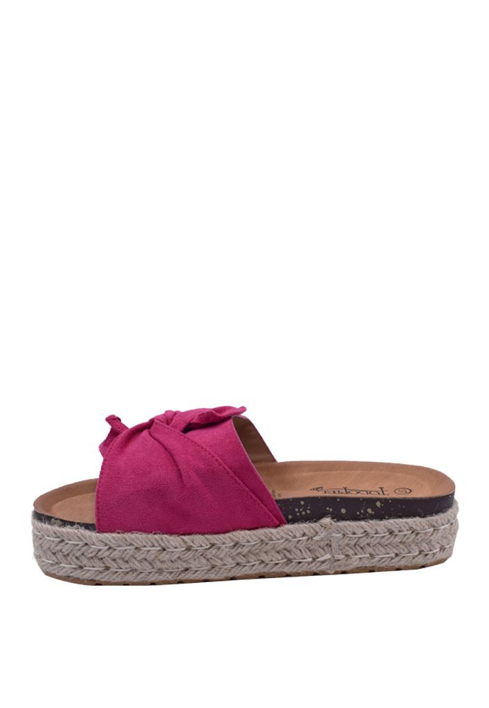 Sandalia Gamuza Ecológica ZAY95 Fucsia-4