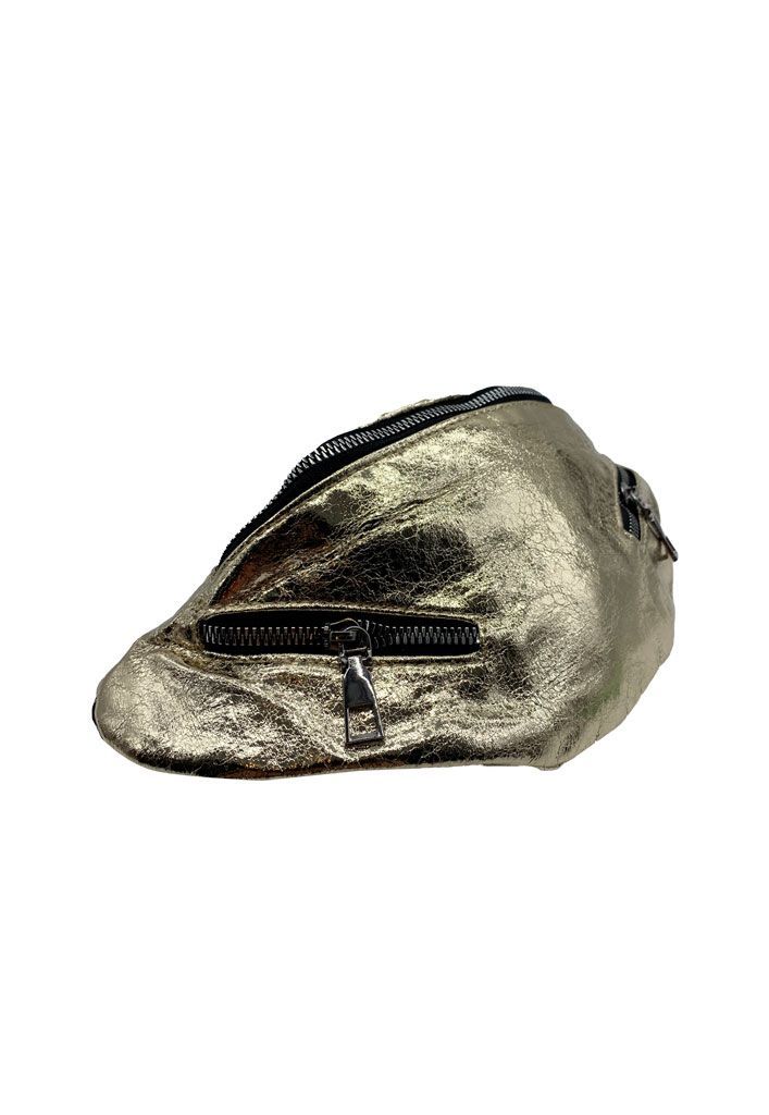 Bandolera Ecocuero Dorado CRU11-1