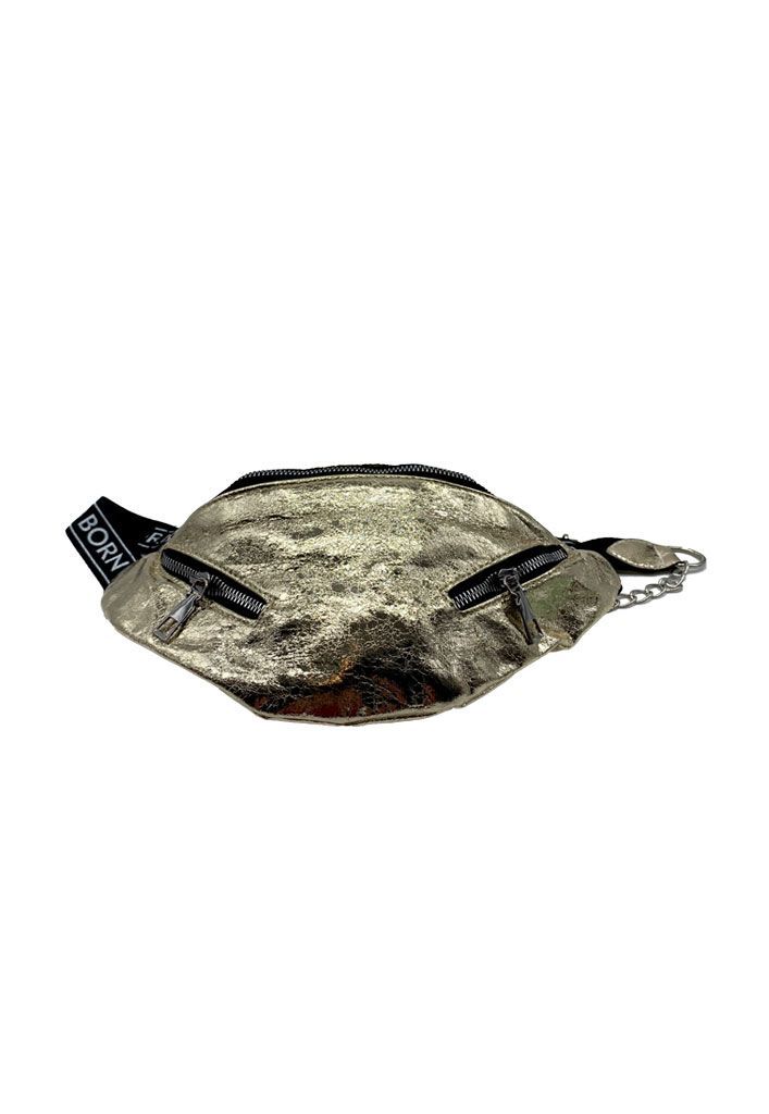 Bandolera Ecocuero Dorado CRU11-0