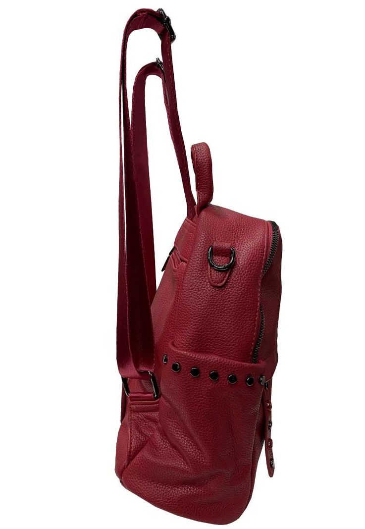 Mochila Cuero CRU45 Rojo-1