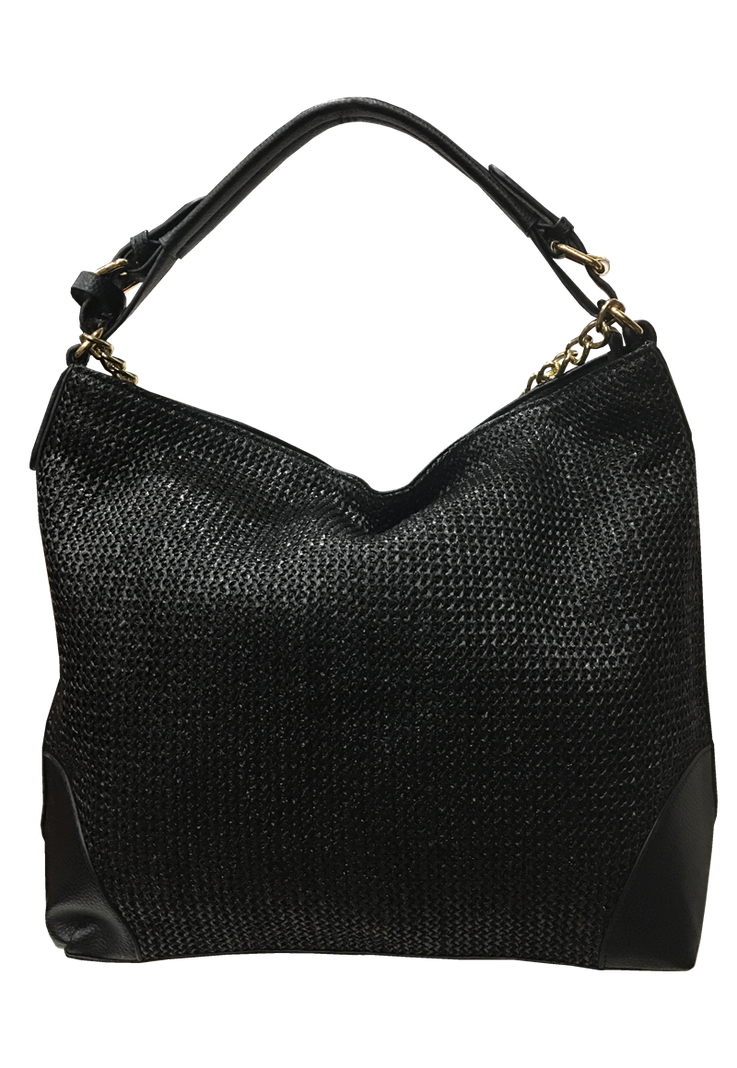 Cartera Cuero Ecológico CRO28 Negro-2