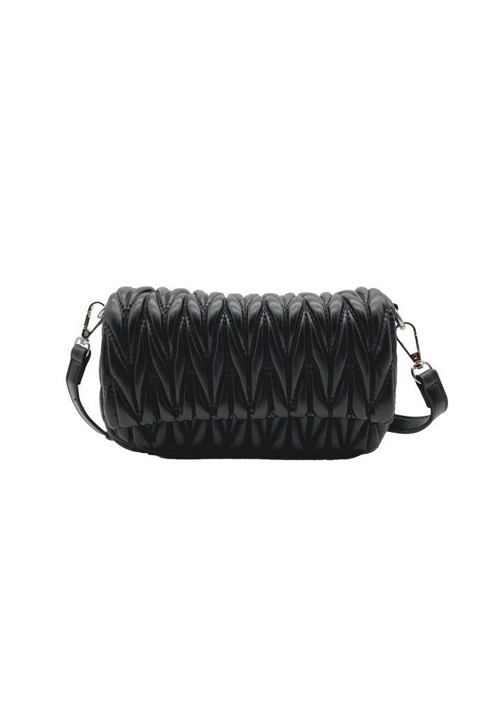 Cartera Ecocuero Negro CRU69-0